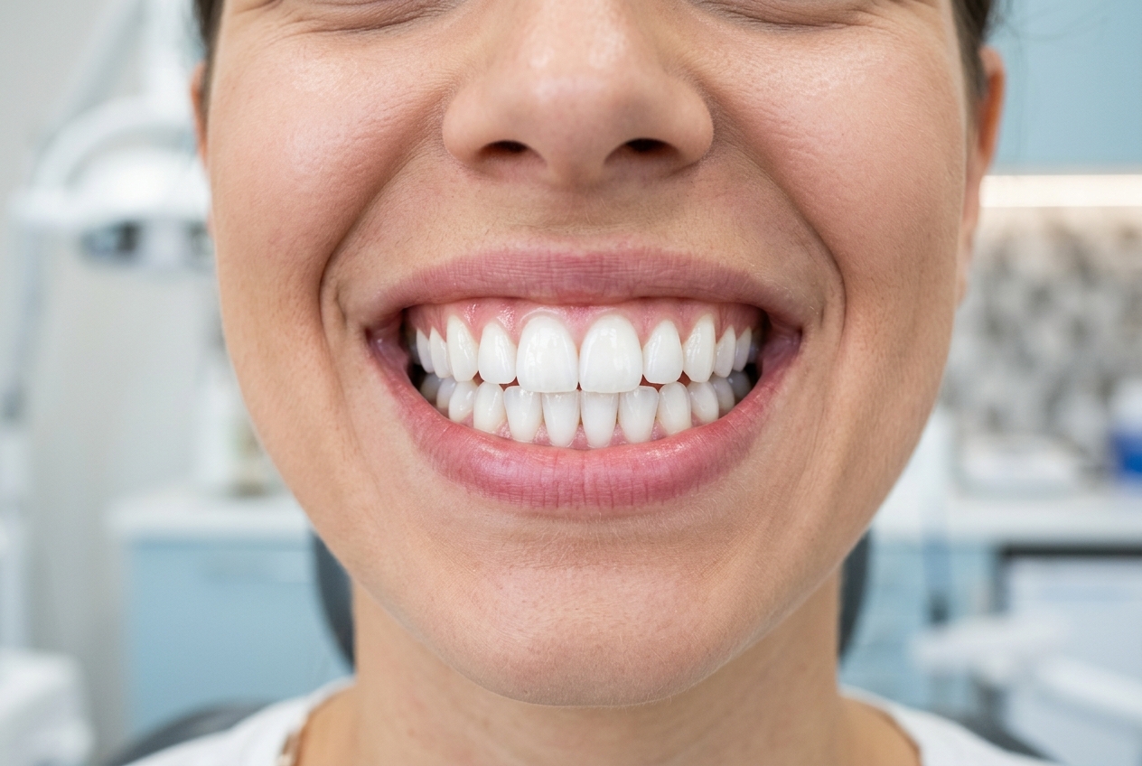 Dental smile after treatments