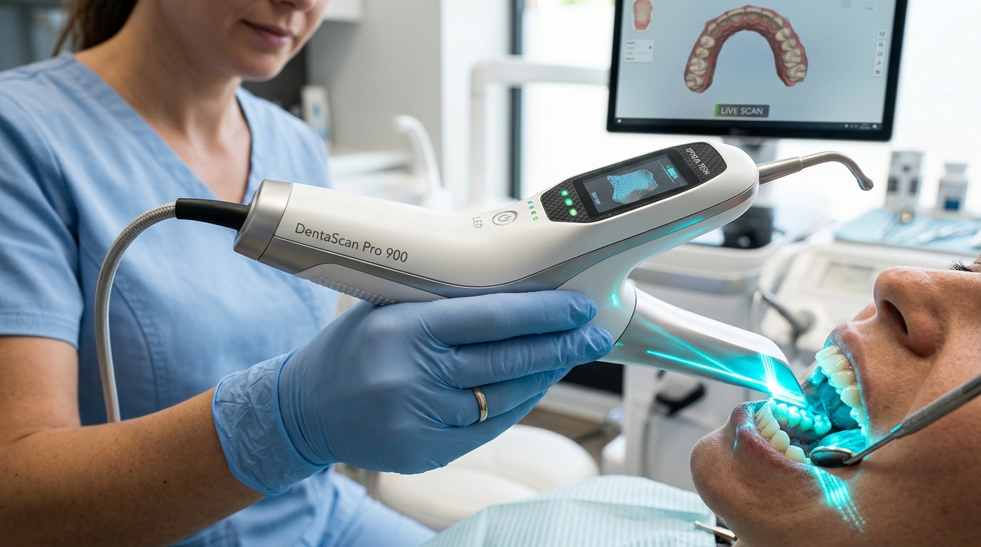 Futuristic 3D intraoral scanner